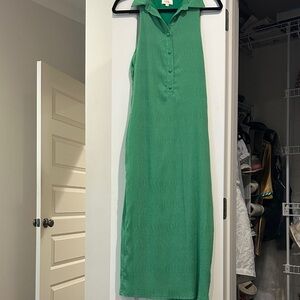 Sleeveless Green Dress